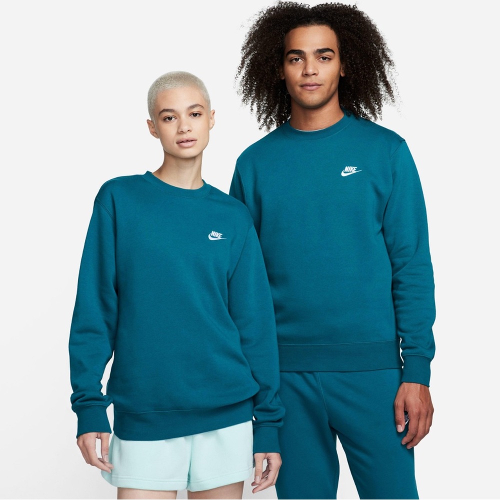 NIKE TEAL SHOP CREW NECK
SWEATSHIRT